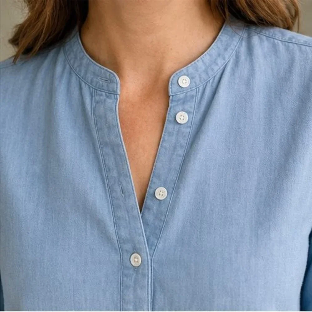 Sand Pleated Blouse